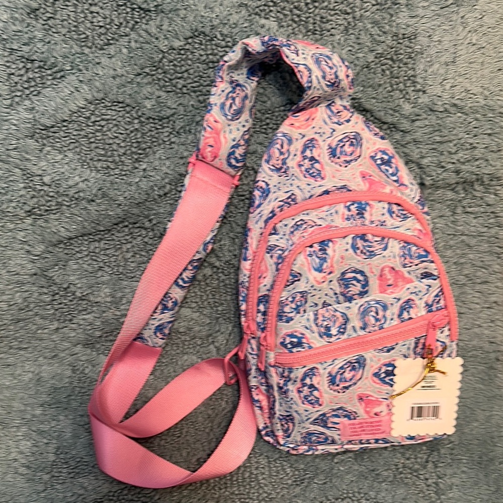 Simply Southern Paisley Backpack with Pink Accents